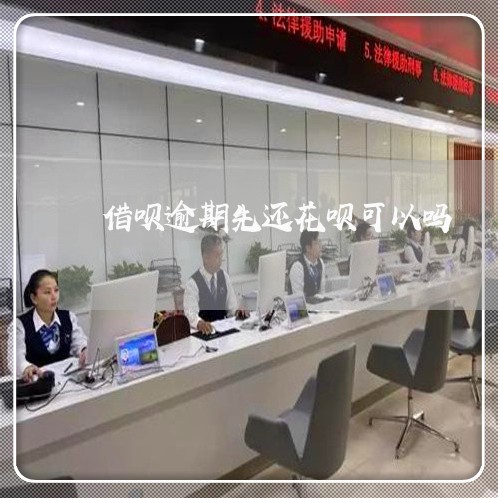 借呗逾期先还花呗可以吗 借呗逾期先还花呗可以吗