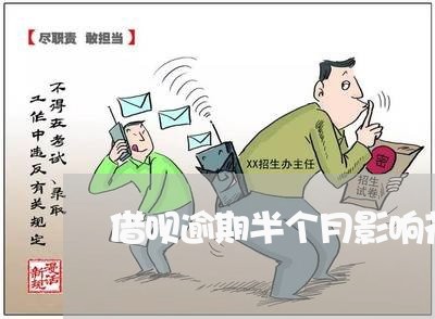 借呗逾期半个月影响花呗嘛/2023022830593