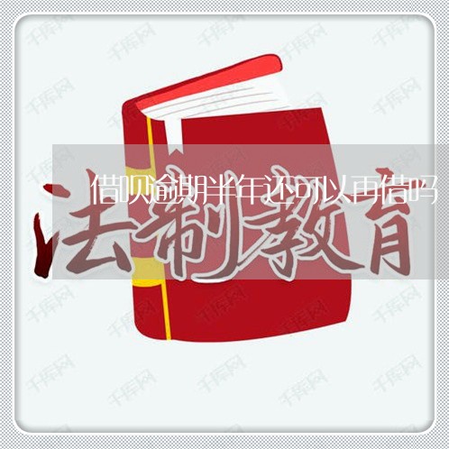 借呗逾期半年还可以再借吗/2023022779426