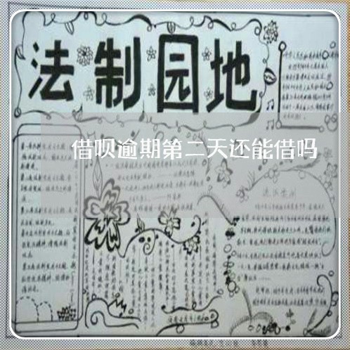 借呗逾期第二天还能借吗/2023022702602 借呗逾期第二天还能借吗/2023022702602