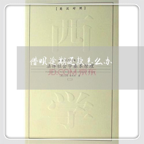 借呗逾期还款怎么办/2023011948370