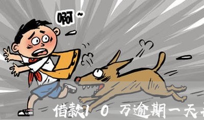 借款10万逾期一天罚款900