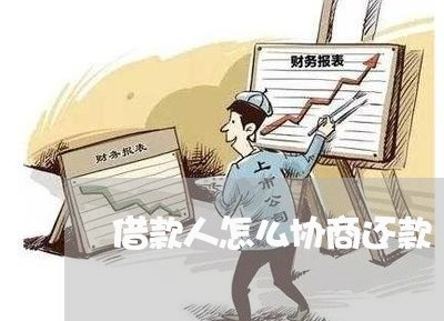 借款人怎么协商还款/2023110932695