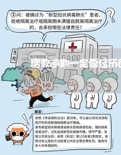 借款逾期一定要经历的事情 借款逾期一定要经历的事情