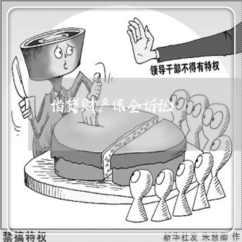借贷财产保全诉讼 借贷财产保全诉讼