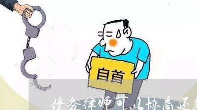 债务律师可以协商还款吗/2023110963506