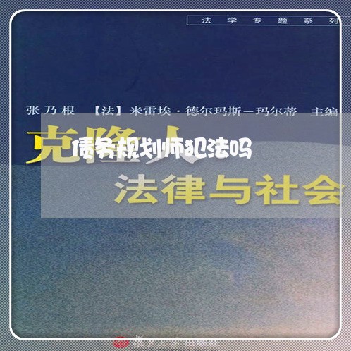 债务规划师犯法吗/2023012726281