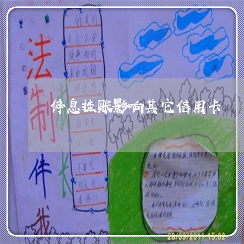 停息挂账影响其它信用卡 停息挂账影响其它信用卡