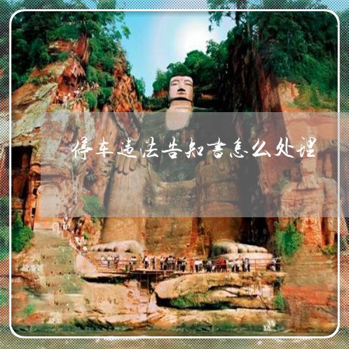 停车违法告知书怎么处理 停车违法告知书怎么处理