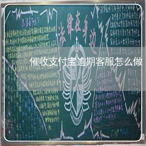 催收支付宝逾期客服怎么做