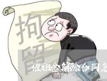 催租金解除合同怎么写/2023011750392 催租金解除合同怎么写/2023011750392