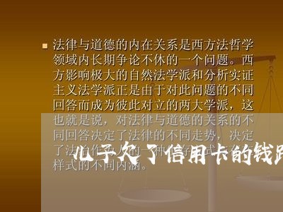 儿子欠了信用卡的钱跑了