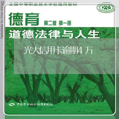 光大信用卡逾期4万