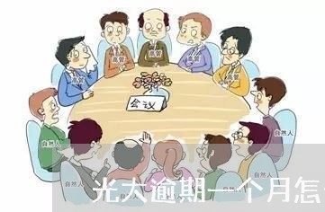 光大逾期一个月怎么办上海