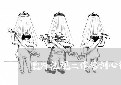 党内法规工作培训心得