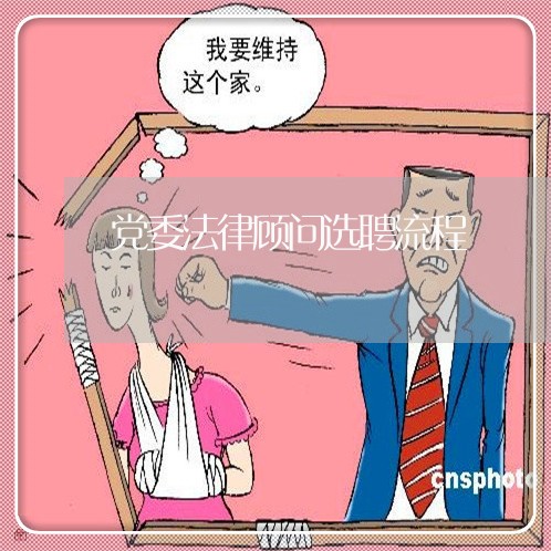 党委法律顾问选聘流程