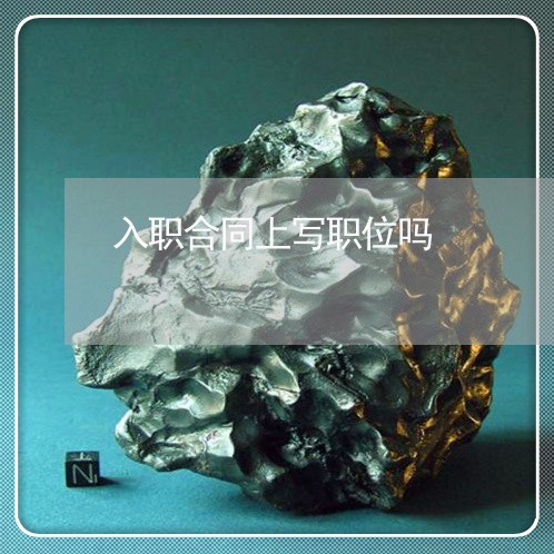 入职合同上写职位吗/2023011639493 入职合同上写职位吗/2023011639493