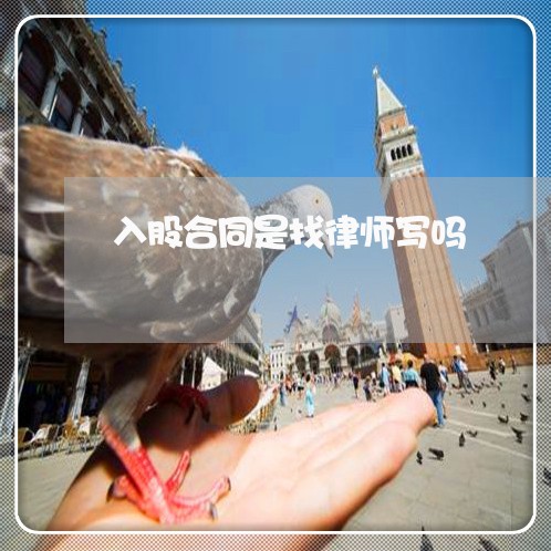 入股合同是找律师写吗/2023041251602 入股合同是找律师写吗/2023041251602