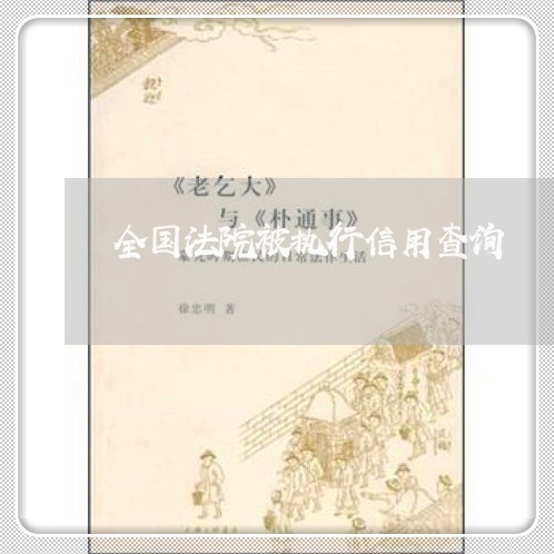 全国法院被执行信用查询 全国法院被执行信用查询