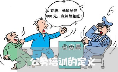 公务培训的定义