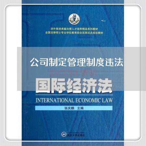 公司制定管理制度违法