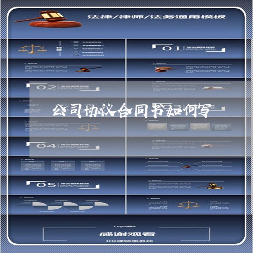 公司协议合同书如何写/2023042206150