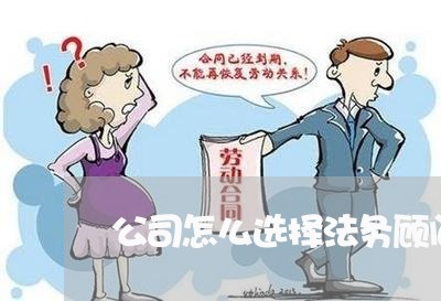 公司怎么选择法务顾问 公司怎么选择法务顾问