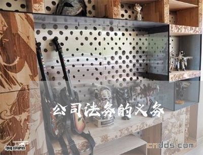 公司法务的义务 公司法务的义务