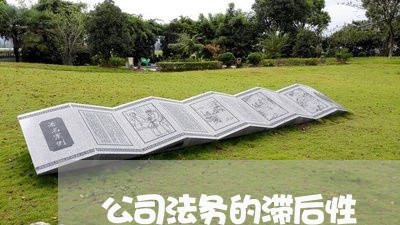 公司法务的滞后性 公司法务的滞后性