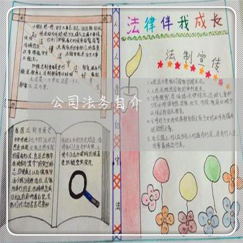 公司法务自介