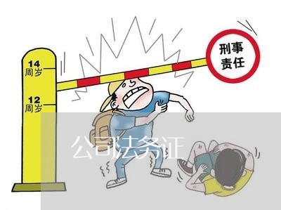 公司法务证
