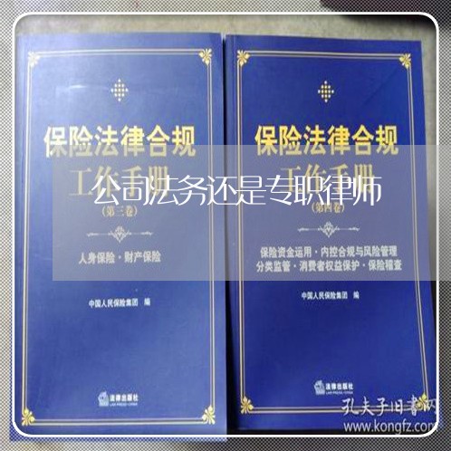 公司法务还是专职律师 公司法务还是专职律师