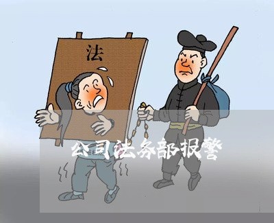 公司法务部报警