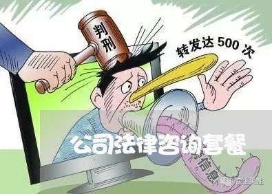 公司法律咨询套餐
