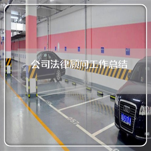 公司法律顾问工作总结/2023061761480