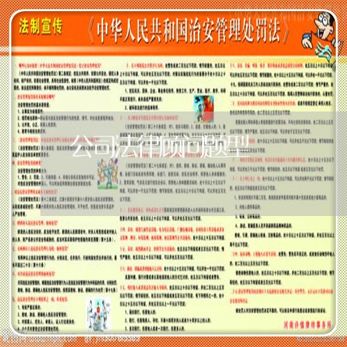 公司法律顾问题型 公司法律顾问题型