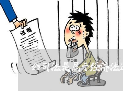 公司法是属于经济法还是商法