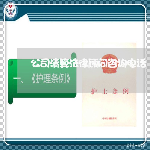 公司清算法律顾问咨询电话 公司清算法律顾问咨询电话