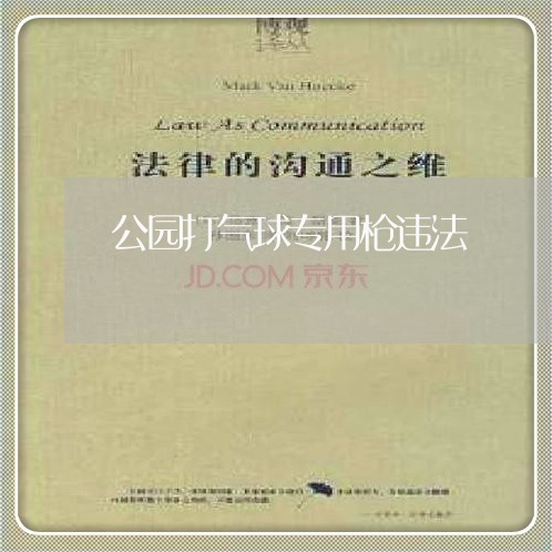 公园打气球专用枪违法 公园打气球专用枪违法