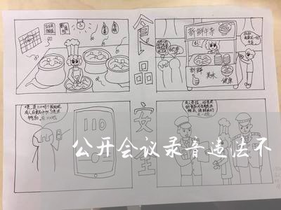 公开会议录音违法不