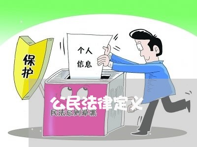 公民法律定义