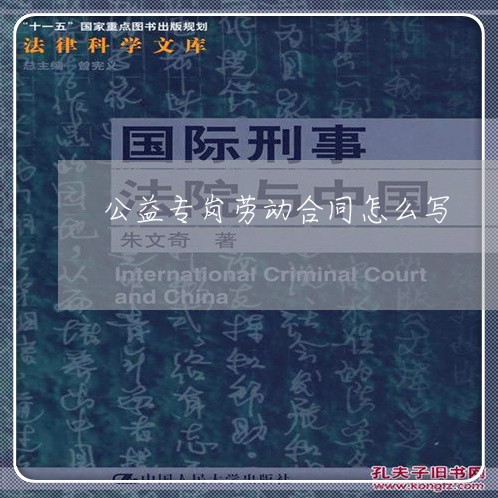 公益专岗劳动合同怎么写/2023041496939 公益专岗劳动合同怎么写/2023041496939