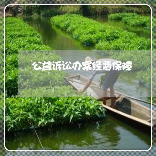 公益诉讼办案经费保障 公益诉讼办案经费保障