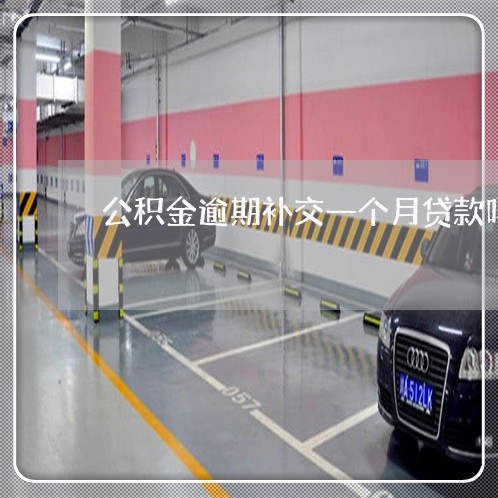 公积金逾期补交一个月贷款吗