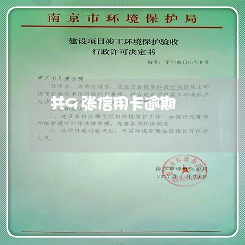 共9张信用卡逾期/2023020326259 共9张信用卡逾期/2023020326259