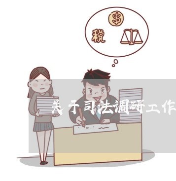 关于司法调研工作的名言