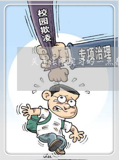 关于法院实习的一点感想