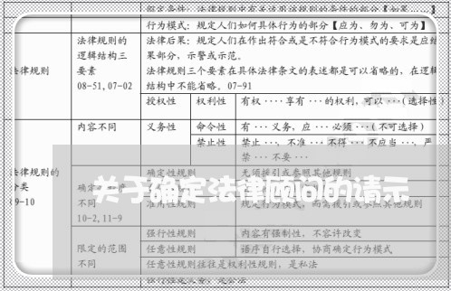 关于确定法律顾问的请示 关于确定法律顾问的请示