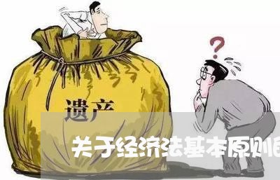 关于经济法基本原则的解析