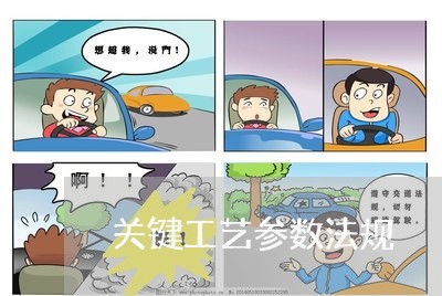 关键工艺参数法规